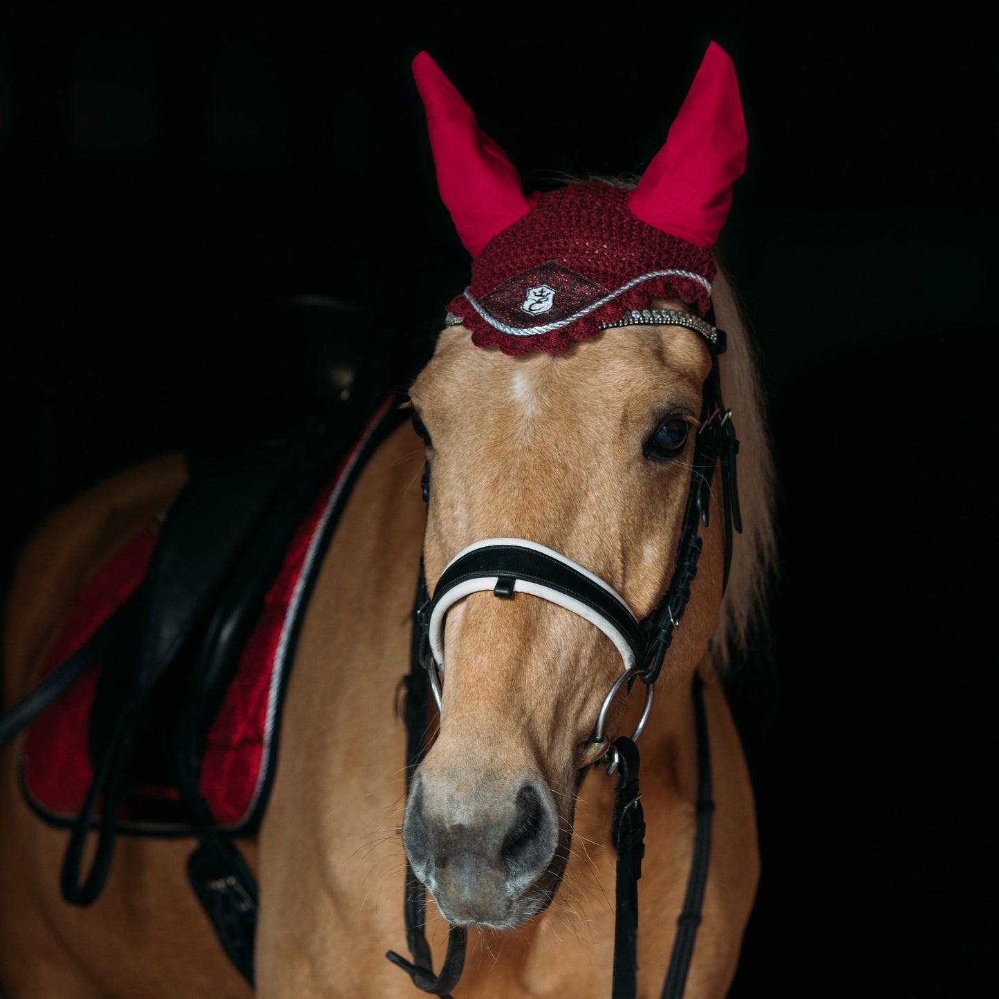 Burgundy Saddle Pad Set