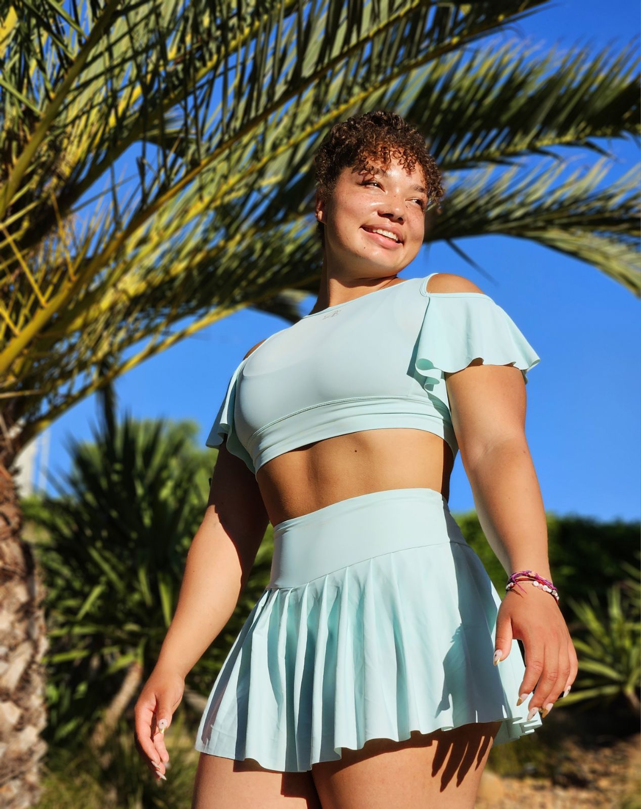 Pleated Tennis Skirt - Mint