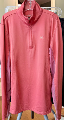 AriatTEK Heat Series Long Sleeve Riding Shirt | Women's XS | Coral Pink