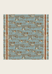 Horse Town Symphony Square Scarf