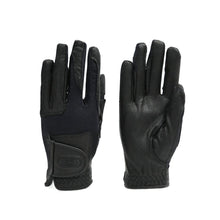 Tackified Copper Tech™️ Leather Premium Riding Glove in Black