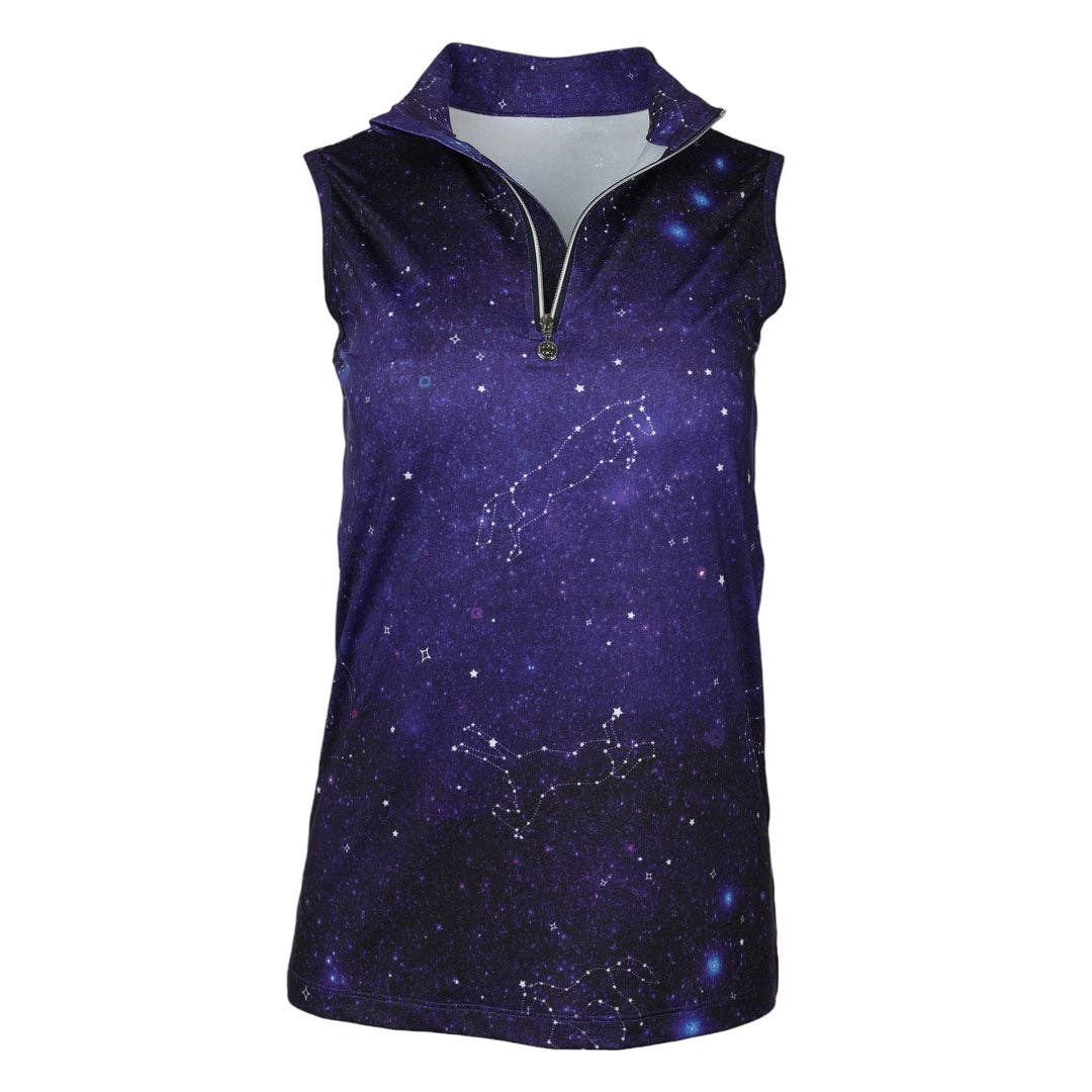 JPC Equestrian - Dapplebay Constellation 1/4 Zip Light Riding Top-Sleeveless