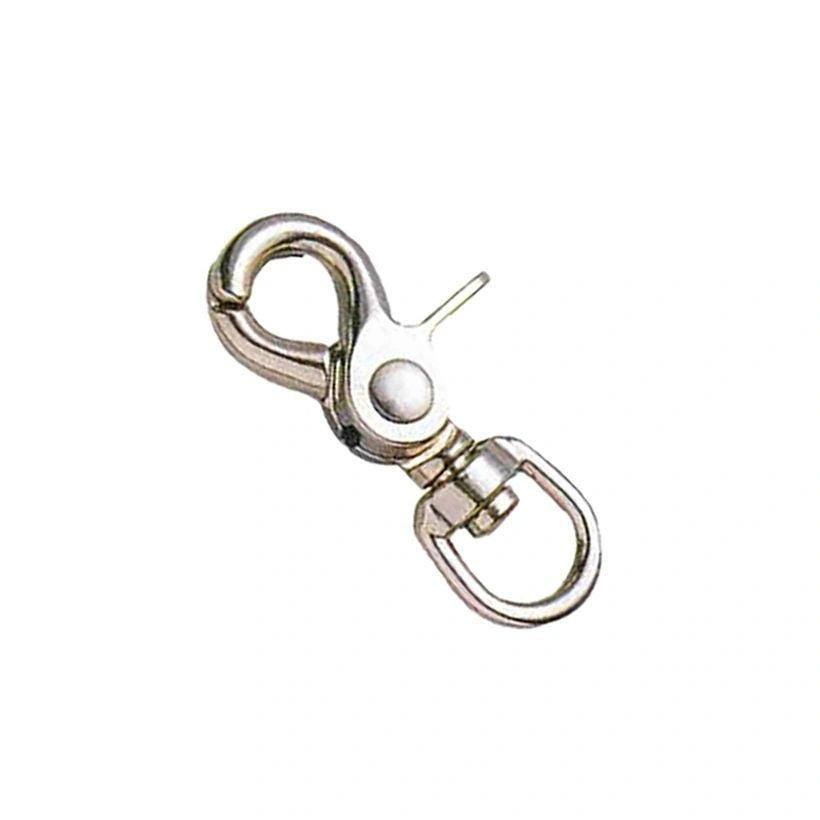 Scissor Snap 3/4" Nickel Plated, Round Eye #30002