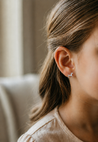 Bridle Up Hope Shop - Tiny Horse Earrings