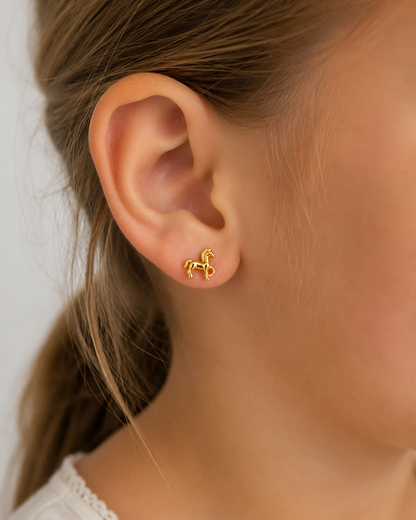 Bridle Up Hope Shop - Tiny Horse Earrings