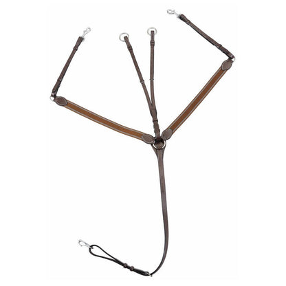 JPC Equestrian - Henri de Rivel Pro Elastic Breastplate Martingale with Running Attachment