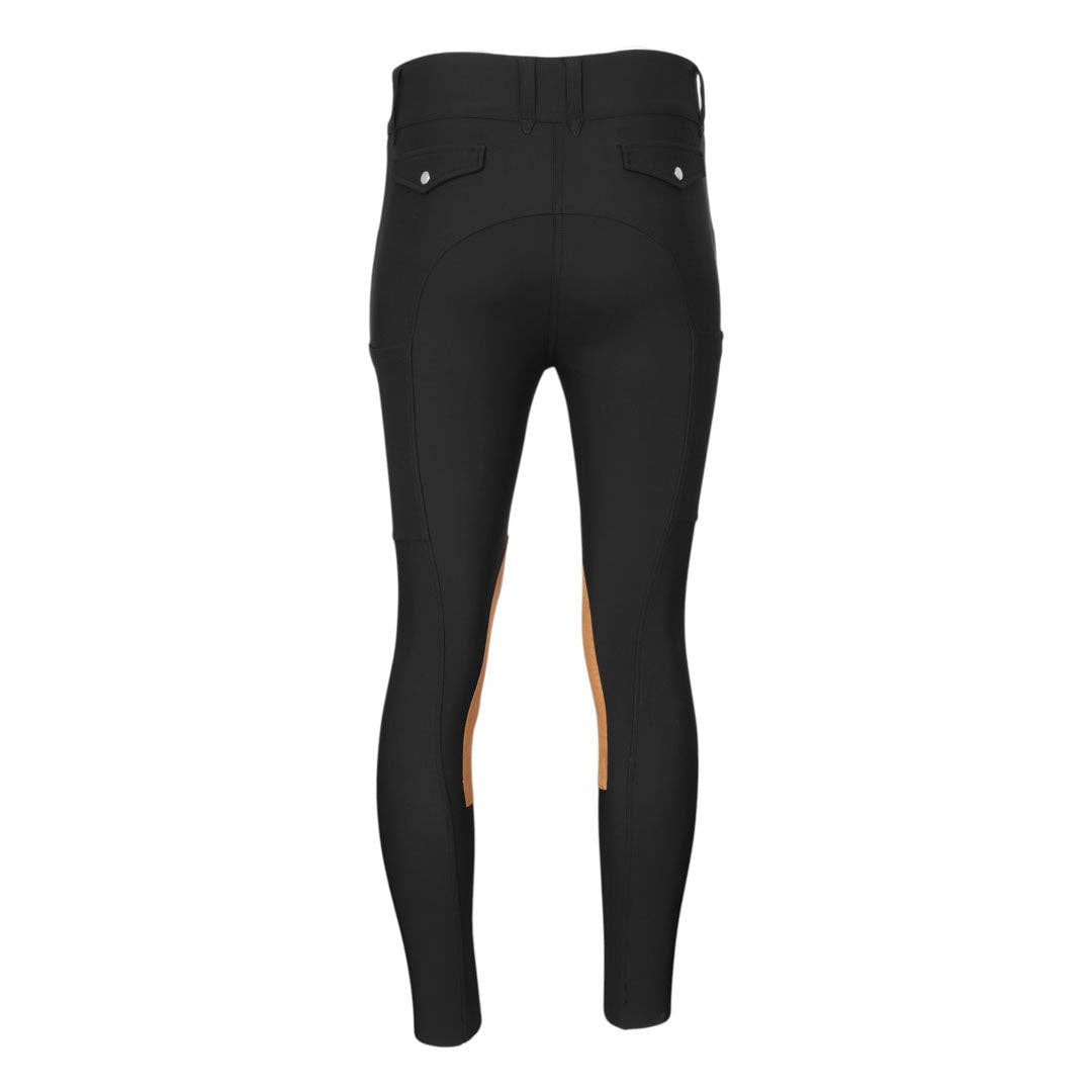 Dapplebay - Dapplebay Sport Knee Patch Breeches - Black