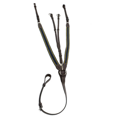 JPC Equestrian - Henri de Rivel Pro Elastic Breastplate Martingale with Running Attachment