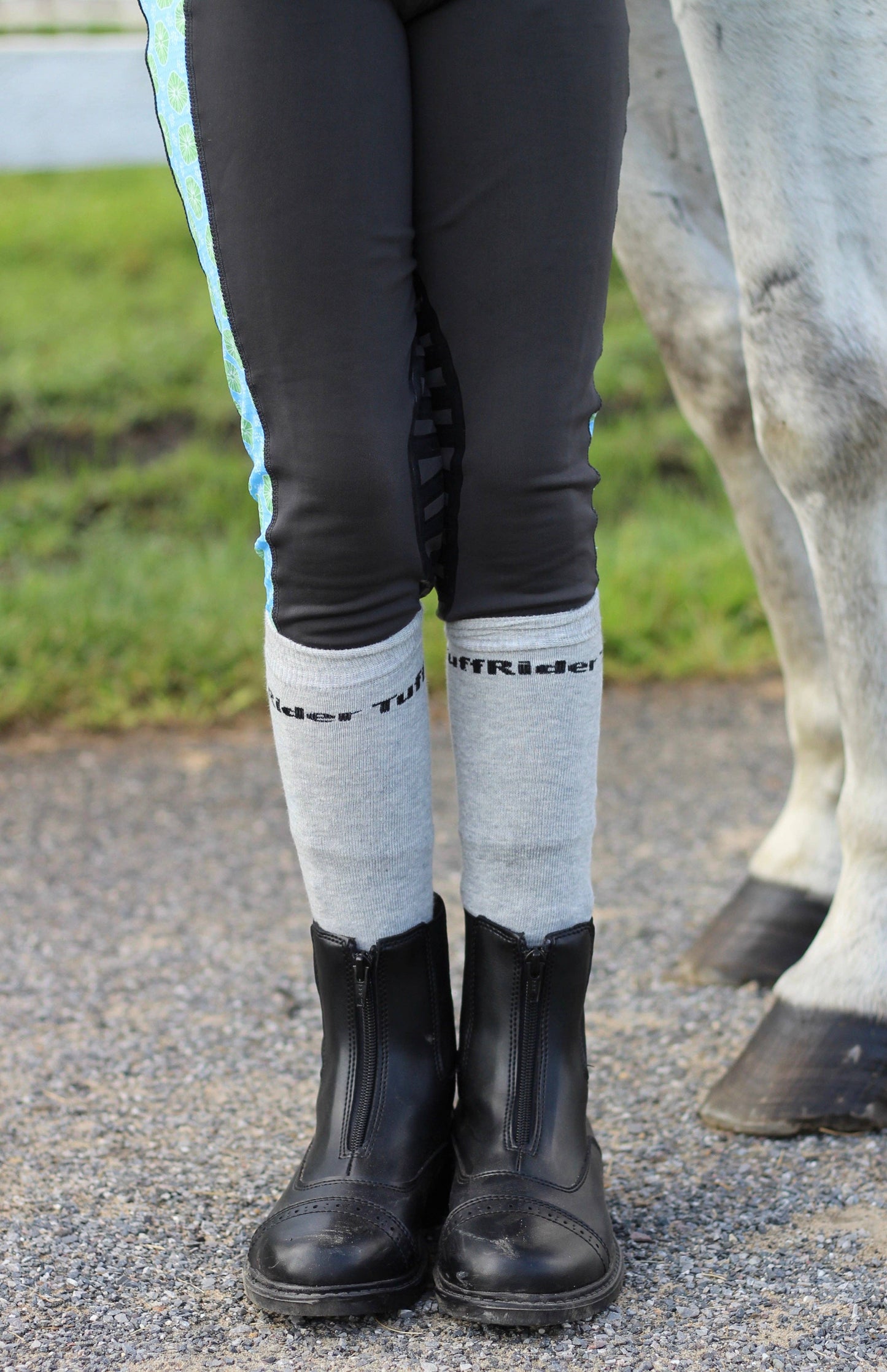 TuffRider Children's Starter Front Zip Paddock Boots