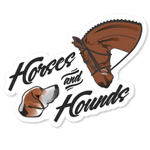 Horses & Hounds Sticker