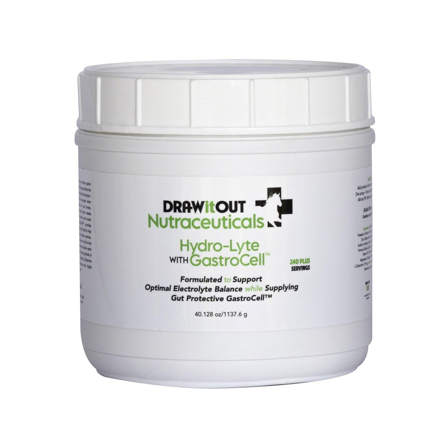 Hydro-Lyte® with GastroCell® 40oz | Horse Electrolyte and Gut Support