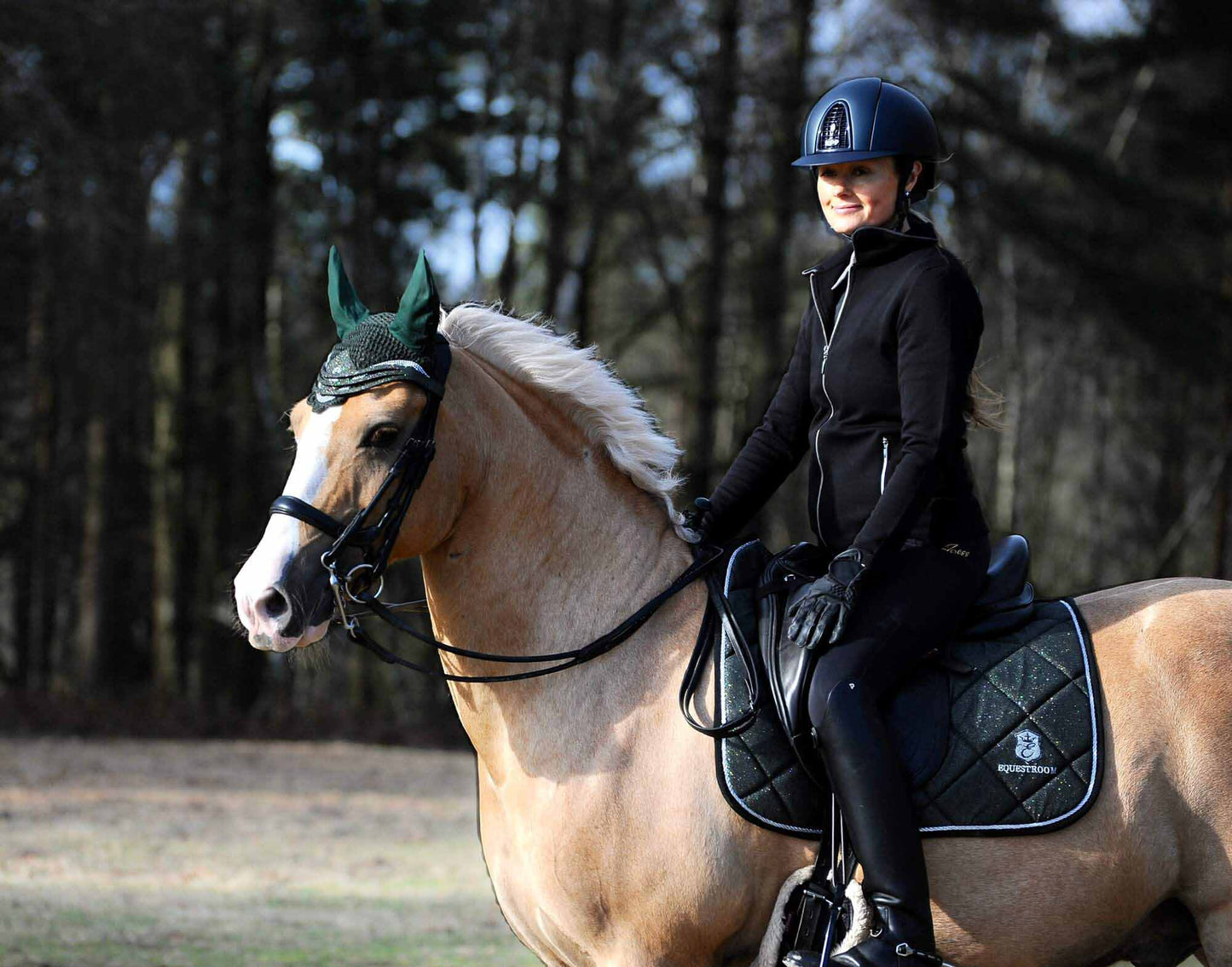 Jade Green Saddle Pad Set