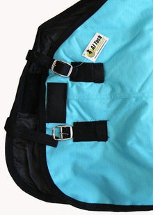 AJ Tack 1200D Waterproof Turnout Horse Blanket 400g - Turquoise