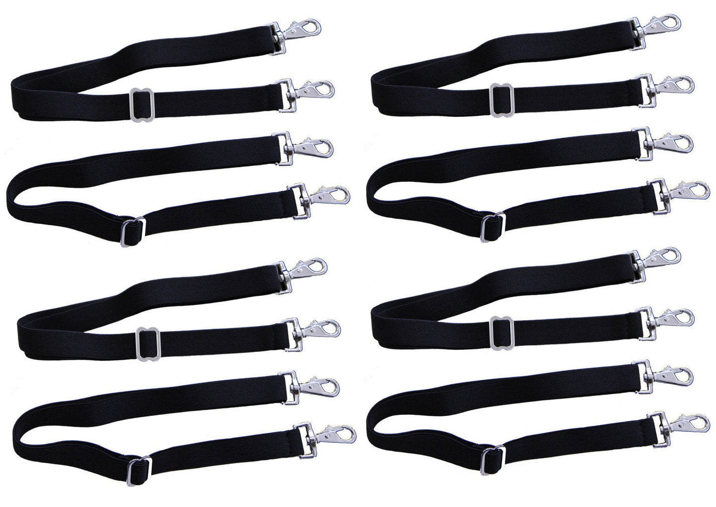 AJ Tack Elastic Replacement Blanket Leg Strap Pair