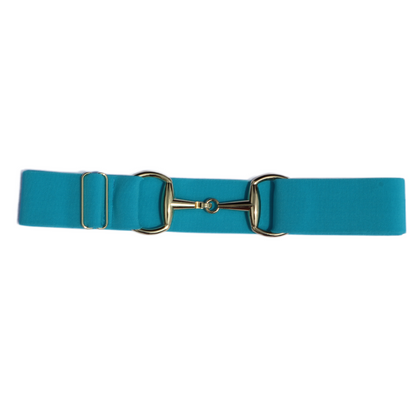 Snaffle Comfort Fit Belt - Turquoise
