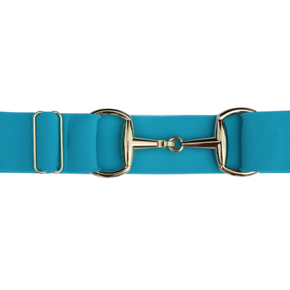 Snaffle Comfort Fit Belt - Turquoise