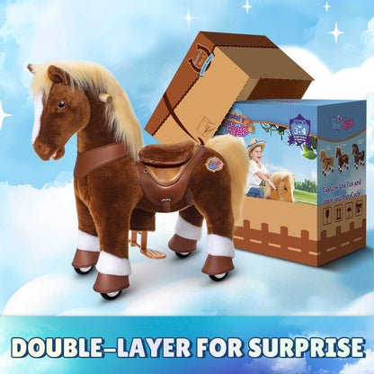 Model Y® Horse Ride-On Toy Age 3–4 – Brown