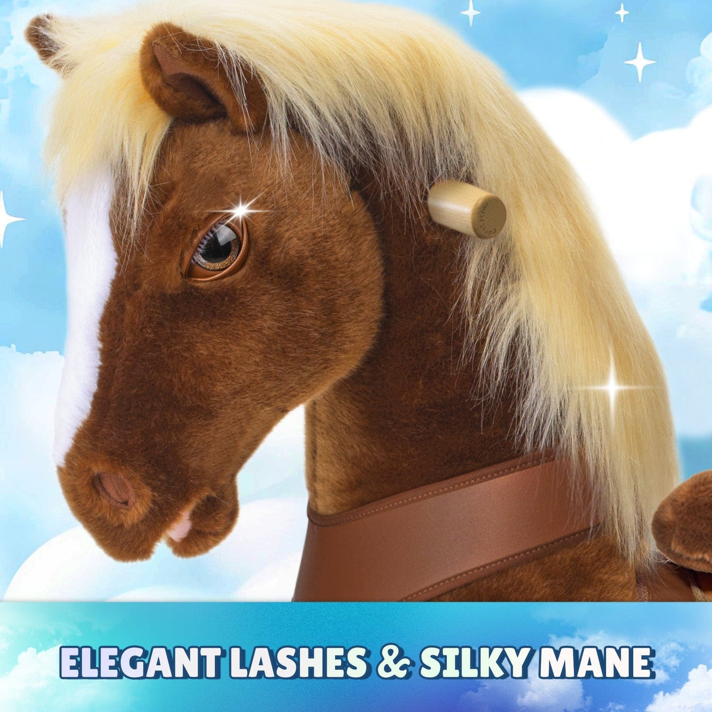 Model Y® Horse Ride-On Toy Age 4–7 – Brown